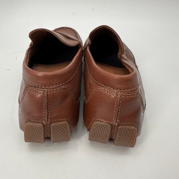 CLARKS Cognac Brown Markman Way Loafer // 10 - Picture 7 of 12